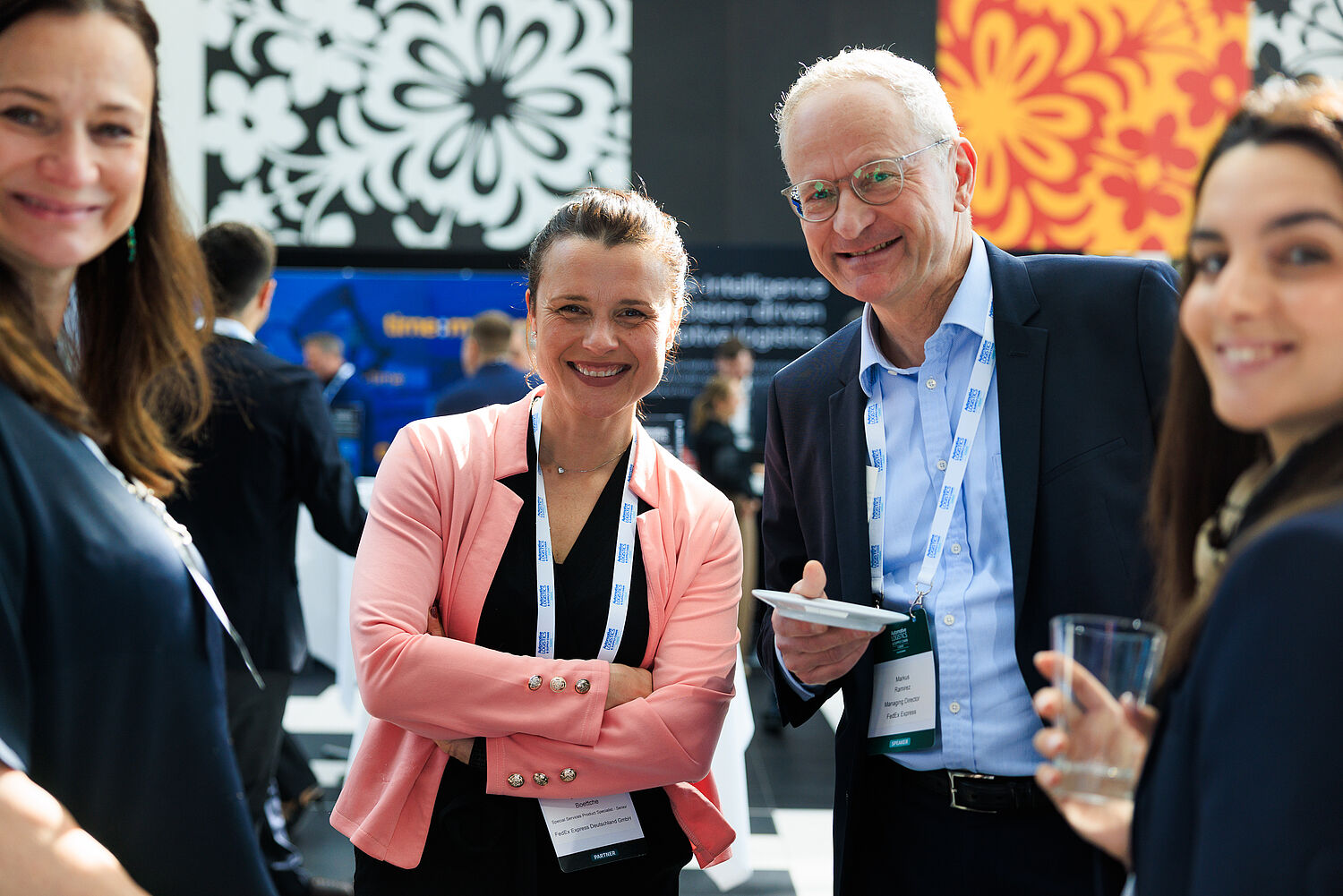 ALSC Europe 2026 delegates networking in exhibition space.