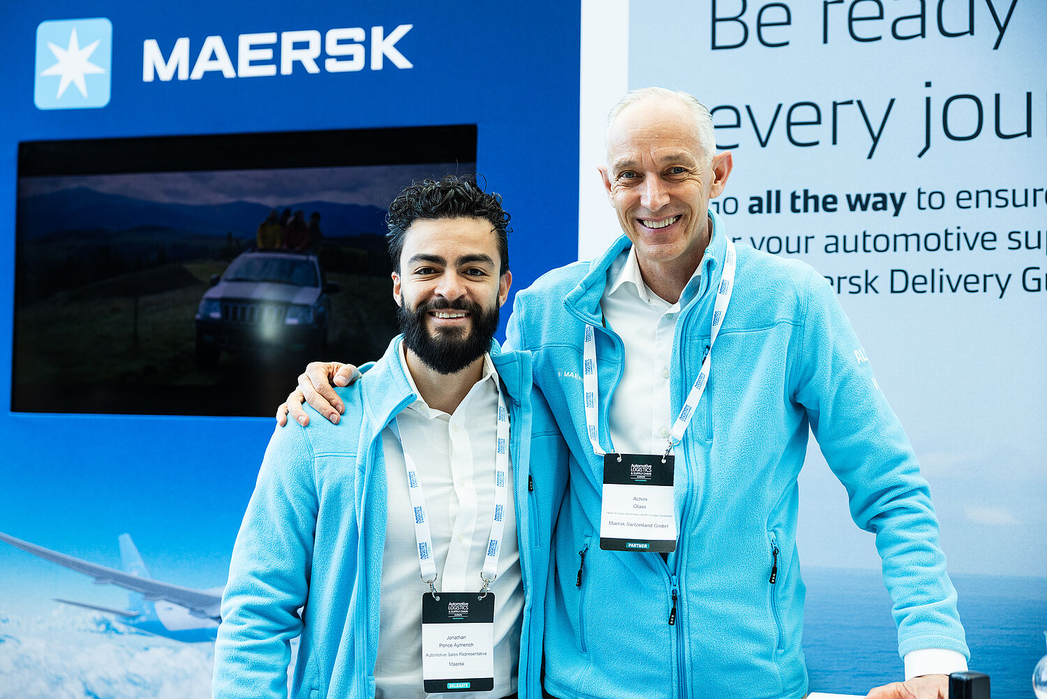 ALSC Europe 2026 MAERSK exhibition stand.