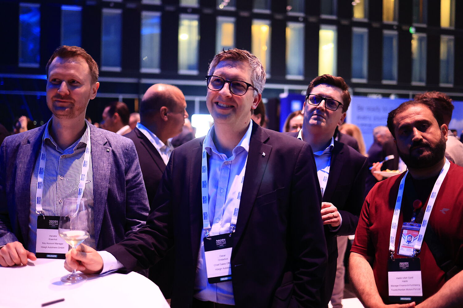 ALSC Europe 2026 guests networking at welcome drinks reception.