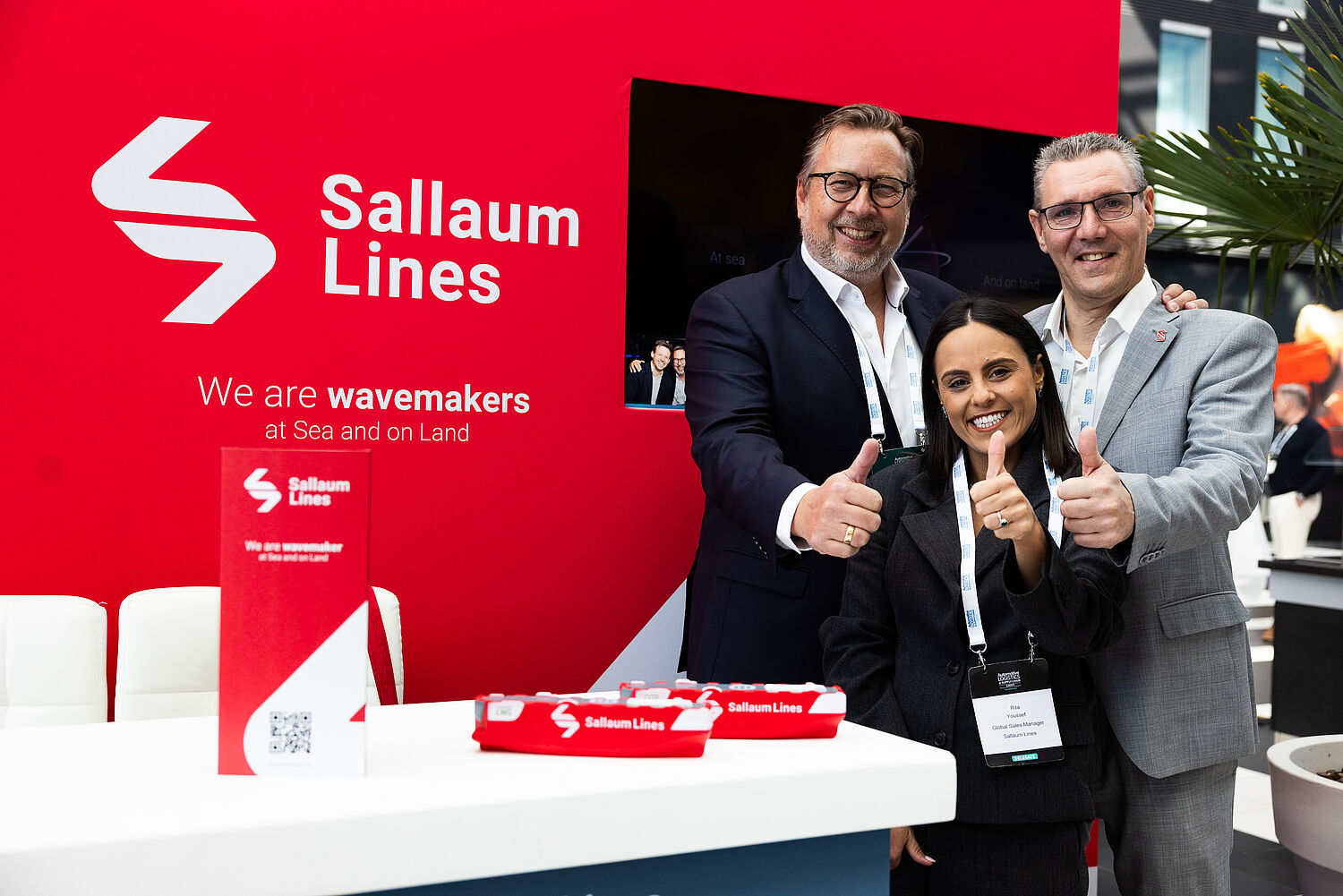 Sallaum Lines exhibition stand at Automotive Logistics and Supply Chain Europe 2026.