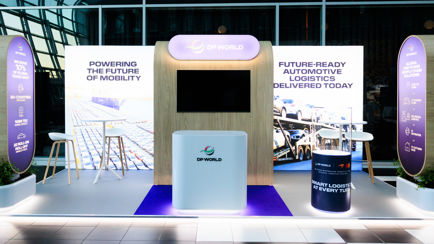 DP World Exhibition Stand at ALSC Europe 2026.
