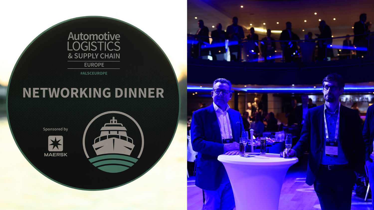 Networking Dinner, sponsored by MAERSK at ALSC Europe 2026.